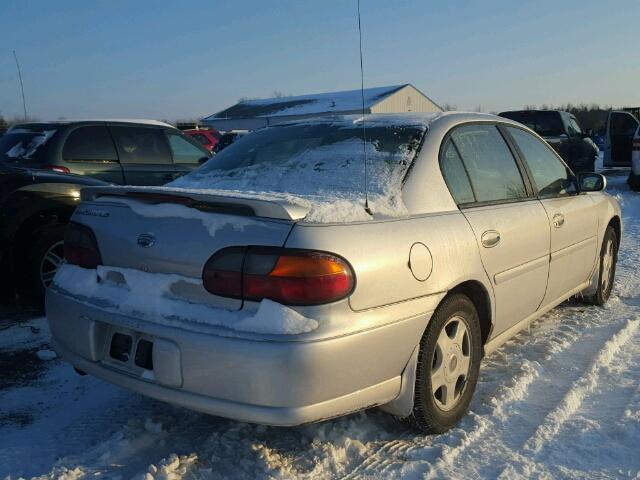 1G1NE52J516128574 - 2001 CHEVROLET MALIBU LS SILVER photo 4