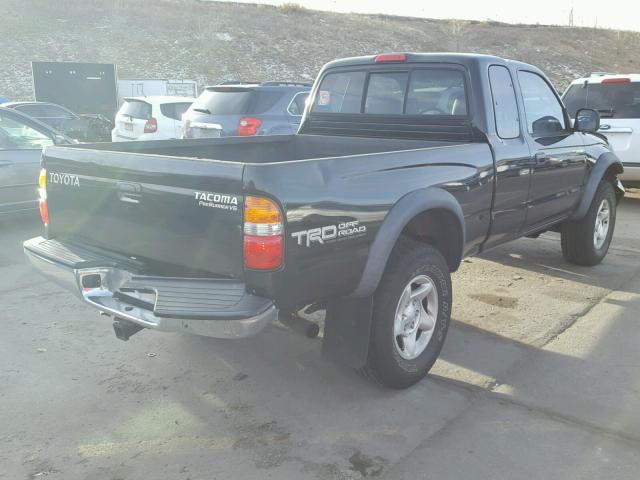 5TESN92N83Z216951 - 2003 TOYOTA TACOMA XTR BLACK photo 4