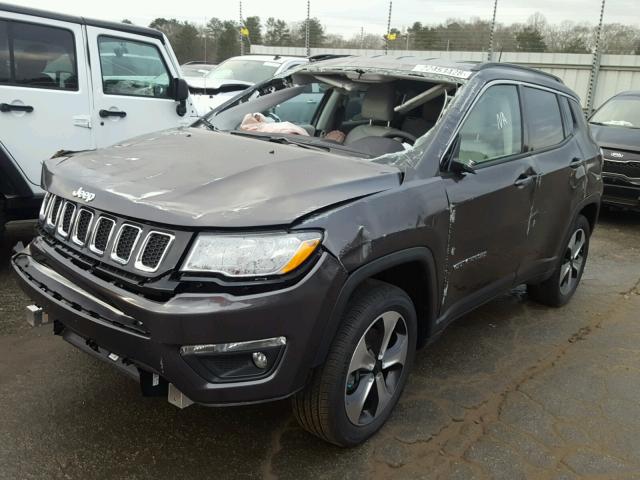 3C4NJCBB0HT642896 - 2017 JEEP COMPASS LA GRAY photo 2