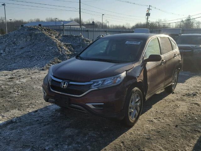 2HKRM4H50GH622887 - 2016 HONDA CR-V EX ნაცრისფერი ფოტო 2