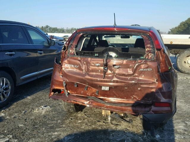 2HKRM4H50GH622887 - 2016 HONDA CR-V EX ნაცრისფერი ფოტო 9