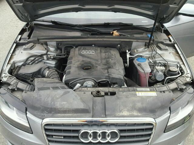 WAUDFAFL8BN055046 - 2011 AUDI A4 PREMIUM GRAY photo 7