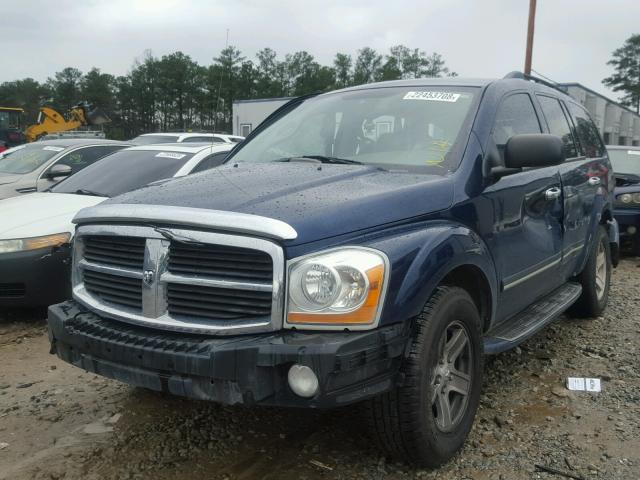 1D4HD58D85F518232 - 2005 DODGE DURANGO LI BLUE photo 2