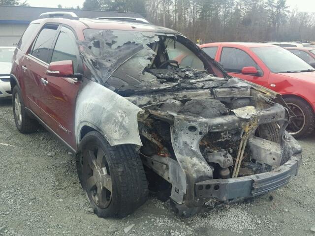 1GKER23738J193206 - 2008 GMC ACADIA SLT წითელი ფოტო 1