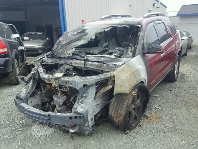 1GKER23738J193206 - 2008 GMC ACADIA SLT წითელი ფოტო 2