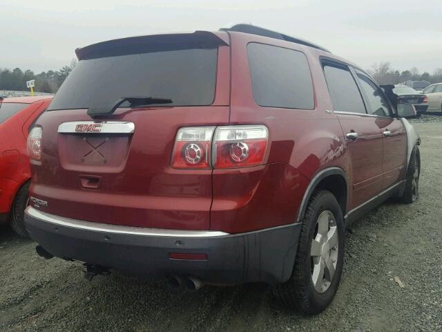 1GKER23738J193206 - 2008 GMC ACADIA SLT RED photo 4