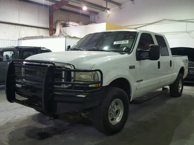 3FTNW21F42MA15913 - 2002 FORD F250 SUPER WHITE photo 2