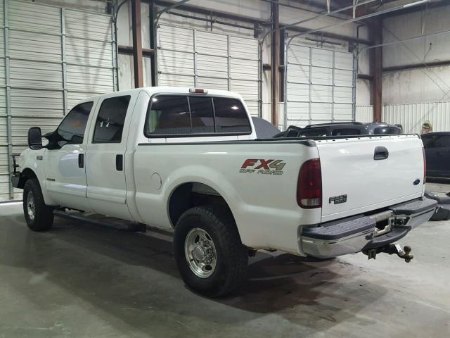 3FTNW21F42MA15913 - 2002 FORD F250 SUPER WHITE photo 3