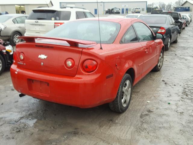 1G1AL15FX77173310 - 2007 CHEVROLET COBALT LT RED photo 4