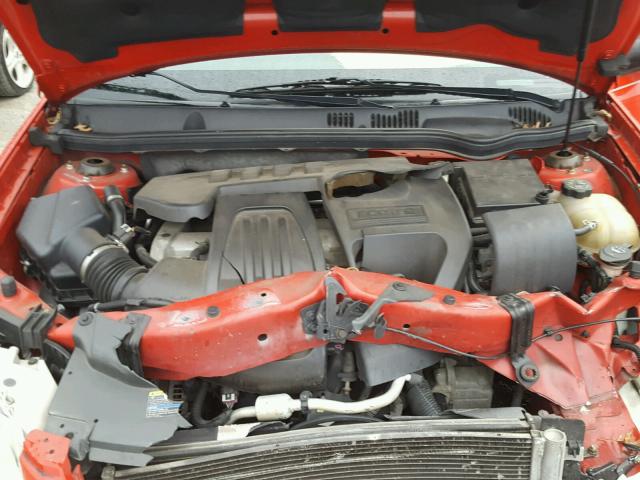 1G1AL15FX77173310 - 2007 CHEVROLET COBALT LT RED photo 7