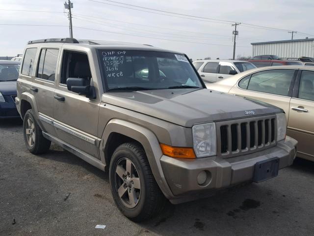 1J8HG48K46C153606 - 2006 JEEP COMMANDER GOLD photo 1