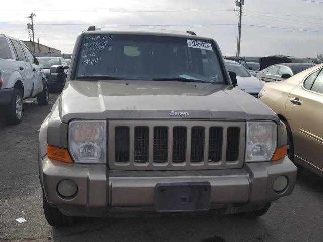 1J8HG48K46C153606 - 2006 JEEP COMMANDER ოქროსფერი ფოტო 9