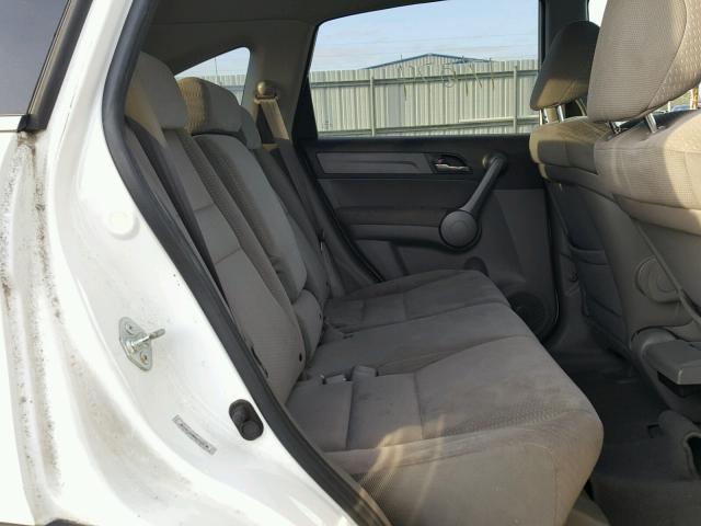 3CZRE38568G705736 - 2008 HONDA CR-V EX WHITE photo 6