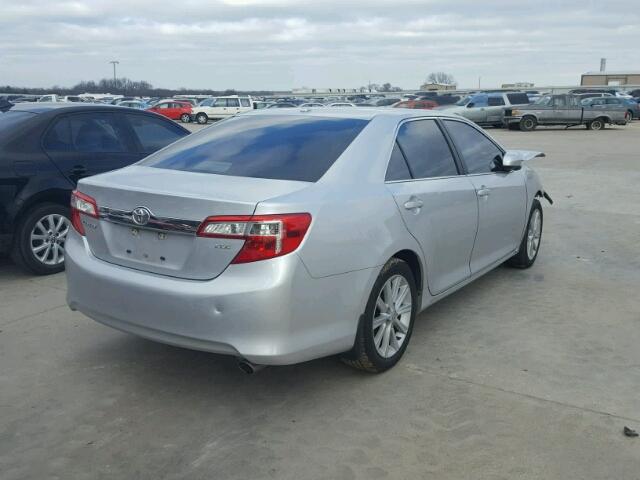 4T4BF1FKXCR229970 - 2012 TOYOTA CAMRY BASE SILVER photo 4