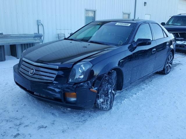 1G6DM57T070108358 - 2007 CADILLAC CTS BLACK photo 2