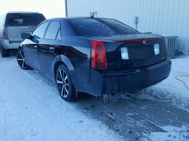 1G6DM57T070108358 - 2007 CADILLAC CTS BLACK photo 3