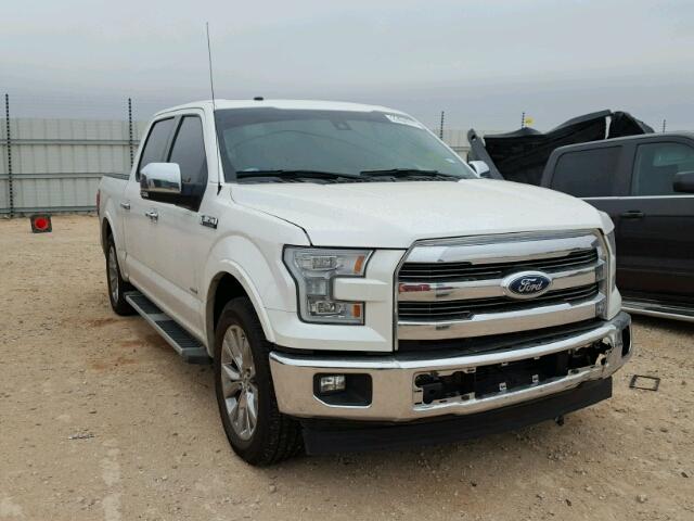 1FTEW1CG8HKD41133 - 2017 FORD F150 SUPER WHITE photo 1