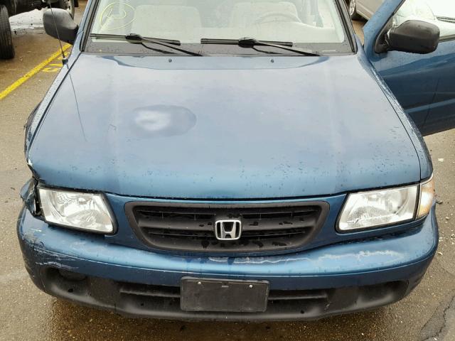 4S6CK58W9Y4408372 - 2000 HONDA PASSPORT E BLUE photo 7