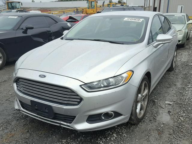 3FA6P0H76ER368414 - 2014 FORD FUSION SE SILVER photo 2