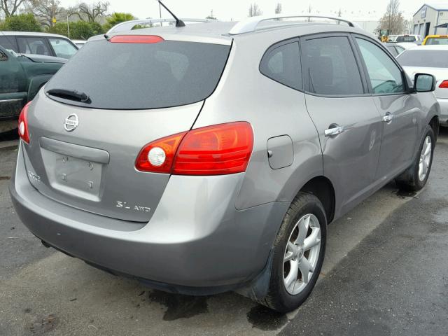 JN8AS5MV0AW122734 - 2010 NISSAN ROGUE S GRAY photo 4