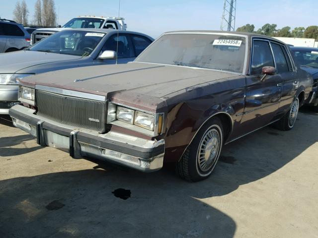 1G4AJ69A9EH460939 - 1984 BUICK REGAL RED photo 2