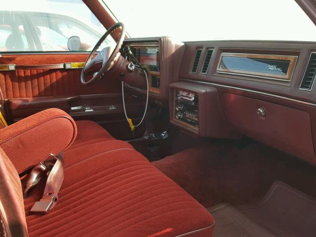 1G4AJ69A9EH460939 - 1984 BUICK REGAL 红色 照片 5
