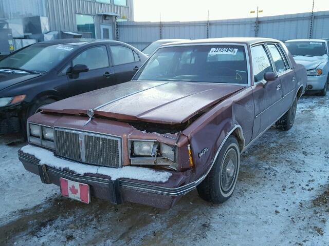 1G7AF69J5CP206619 - 1982 PONTIAC GRAND LEMA BROWN photo 2