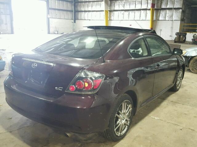 JTKDE167490283392 - 2009 TOYOTA SCION TC PURPLE photo 4