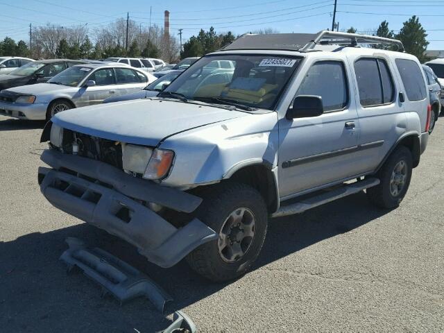 5N1ED28Y4YC502161 - 2000 NISSAN XTERRA XE WHITE photo 2