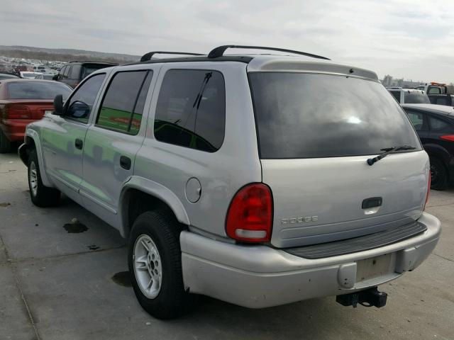 1B4HR28Z6XF618158 - 1999 DODGE DURANGO SILVER photo 3