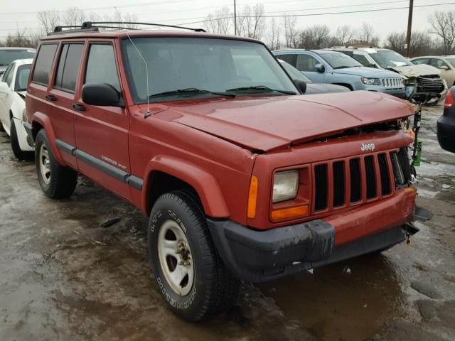 1J4FF68SXXL669350 - 1999 JEEP CHEROKEE S RED photo 1