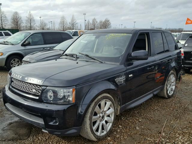 SALSH2E42CA728970 - 2012 LAND ROVER RANGE ROVE BLACK photo 2