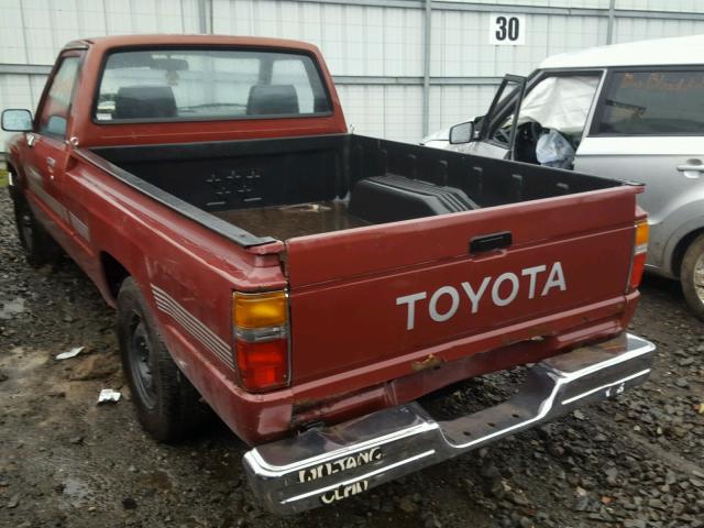 JT4RN50R5H0250740 - 1987 TOYOTA PICKUP 1/2 BURGUNDY photo 3