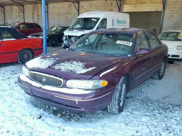 2G4WY52M3X1439218 - 1999 BUICK CENTURY LI BURGUNDY photo 2