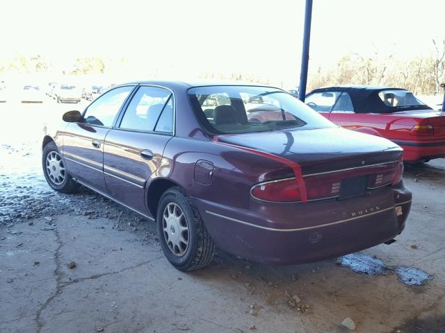 2G4WY52M3X1439218 - 1999 BUICK CENTURY LI BURGUNDY photo 3