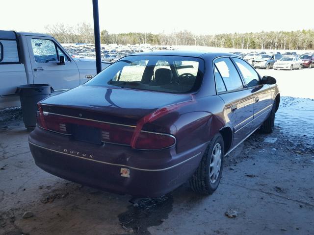 2G4WY52M3X1439218 - 1999 BUICK CENTURY LI BURGUNDY photo 4