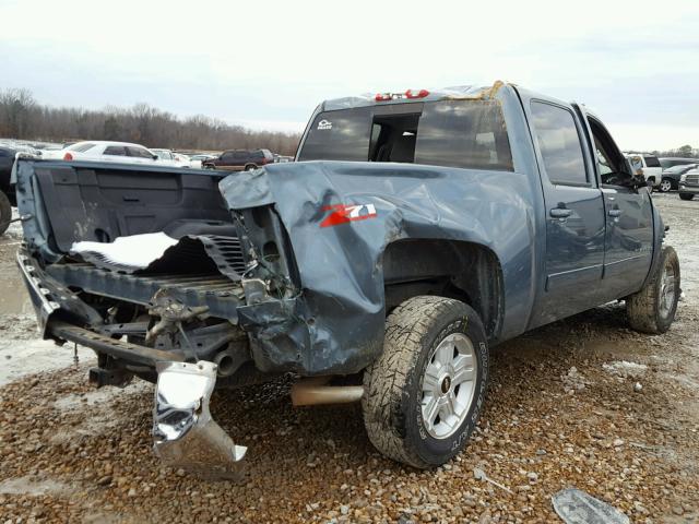 2GCEC13J071593834 - 2007 CHEVROLET SILVERADO BLUE photo 4