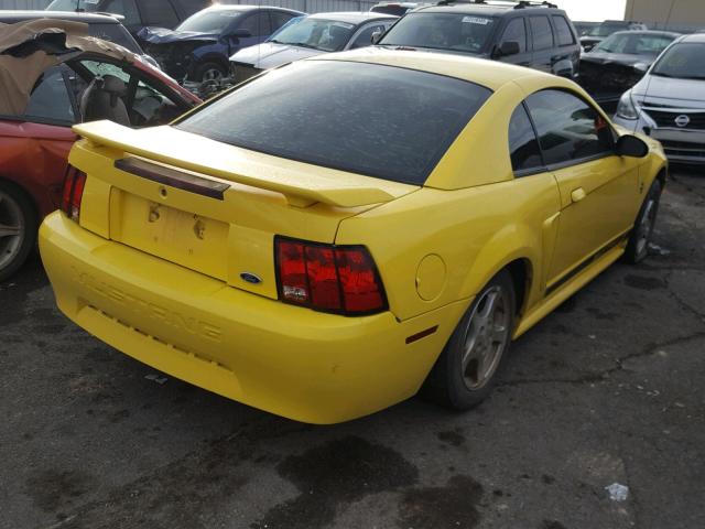 1FAFP40492F116402 - 2002 FORD MUSTANG YELLOW photo 4