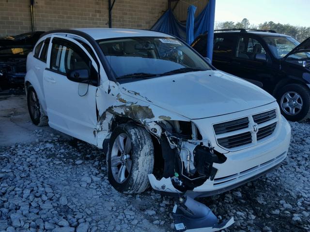 1B3CB3HAXBD257072 - 2011 DODGE CALIBER MA WHITE photo 1