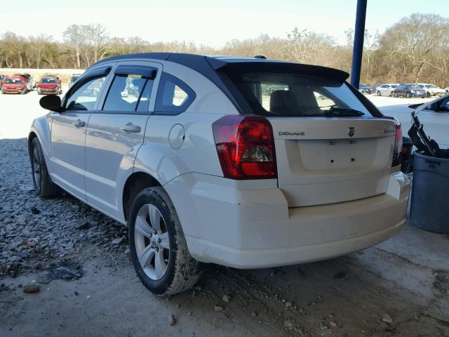 1B3CB3HAXBD257072 - 2011 DODGE CALIBER MA WHITE photo 3