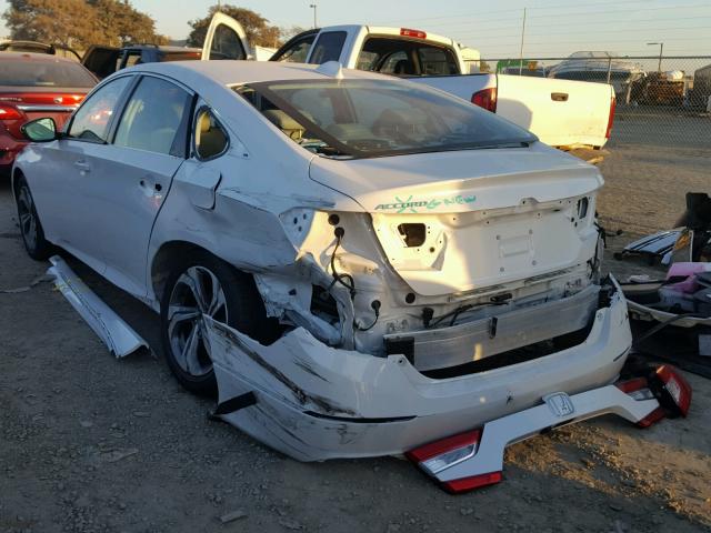 1HGCV1F67JA013924 - 2018 HONDA ACCORD EXL WHITE photo 3