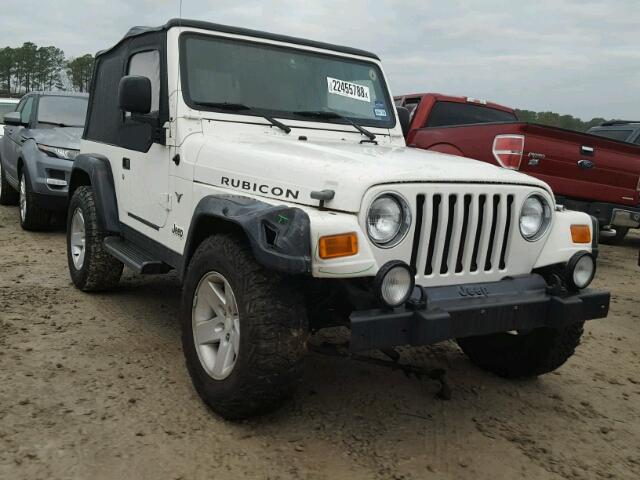 1J4FA69S04P766896 - 2004 JEEP WRANGLER / WHITE photo 1