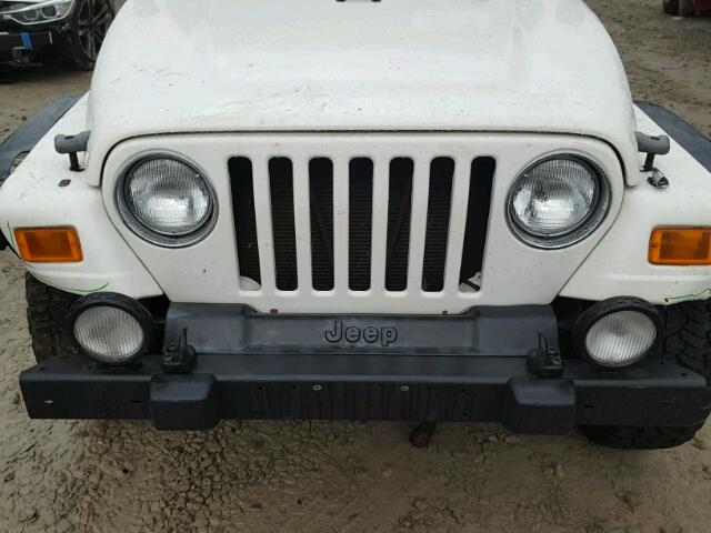 1J4FA69S04P766896 - 2004 JEEP WRANGLER / WHITE photo 7