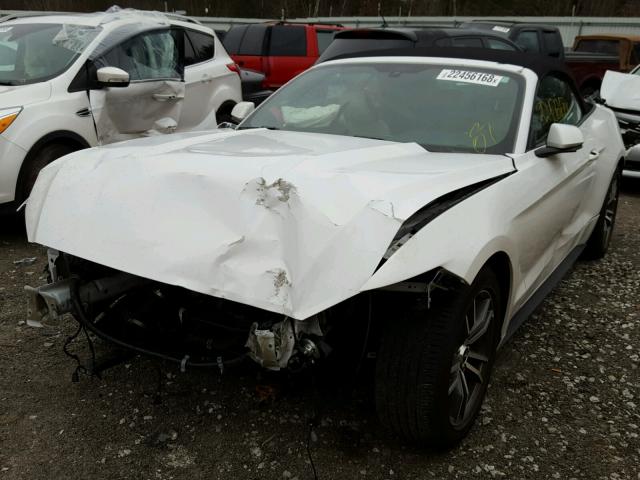 1FATP8UH2H5220557 - 2017 FORD MUSTANG WHITE photo 2