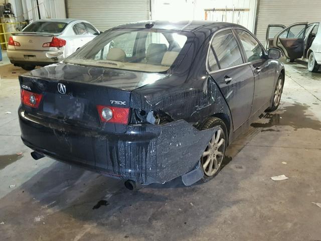 JH4CL96806C007039 - 2006 ACURA TSX BLACK photo 4