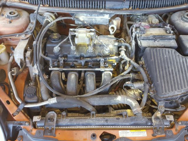 1B3ES56C95D203520 - 2005 DODGE NEON SXT ORANGE photo 7