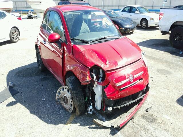 3C3CFFAR4DT686388 - 2013 FIAT 500 POP RED photo 1