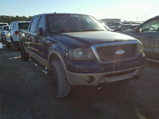 1FTPW14V27KA56173 - 2007 FORD F150 SUPER BLUE photo 1