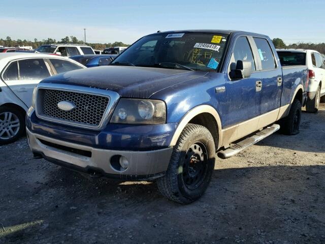 1FTPW14V27KA56173 - 2007 FORD F150 SUPER BLUE photo 2