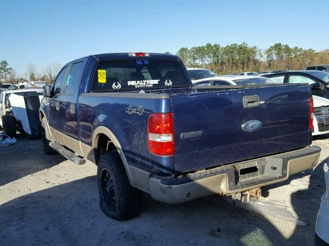 1FTPW14V27KA56173 - 2007 FORD F150 SUPER BLUE photo 3